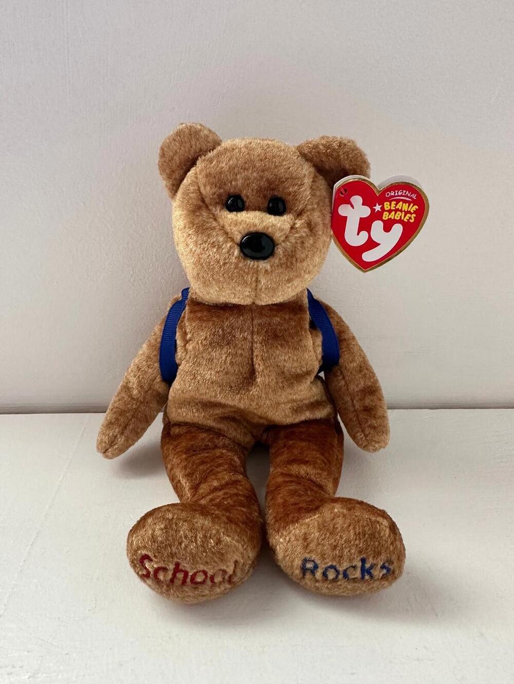 Ty Beanie Baby “ABCs” the Adorable Back to School Bear Backpack! (8.5 inch)